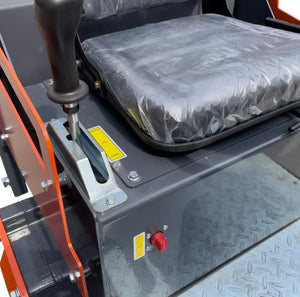 13.5 HP Ride-On Road Roller, 2 x 31-½ Wide & 21 Diameter Rollers, EPA Emissions Compliance, TMG-MVR45