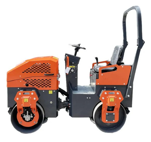 13.5 HP Ride-On Road Roller, 2 x 31-½ Wide & 21 Diameter Rollers, EPA Emissions Compliance, TMG-MVR45