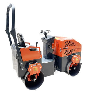 13.5 HP Ride-On Road Roller, 2 x 31-½ Wide & 21 Diameter Rollers, EPA Emissions Compliance, TMG-MVR45
