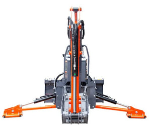 8-ft Skid Steer Swing Backhoe Attachment