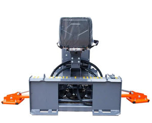 8-ft Skid Steer Swing Backhoe Attachment