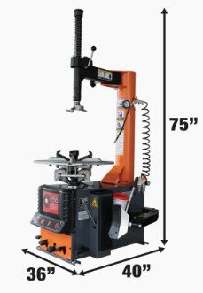 Semi-Automatic Tire Changer, 2 HP Motor, 12