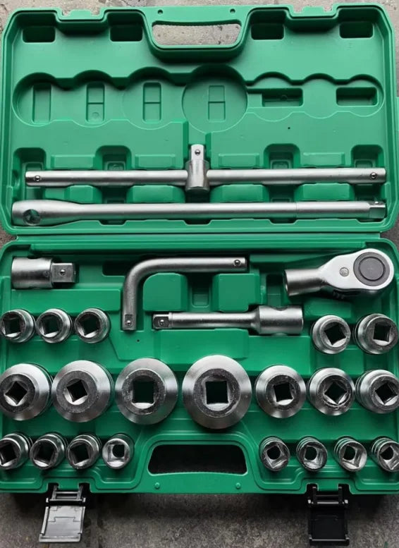 Factory Sell Heavy Duty 26Pcs Socket Wrench Set Socket Head Automotive Repair Wrench 26pcs Tire Repair Tool Set