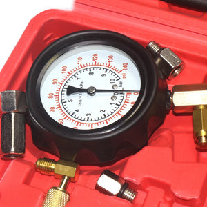 TU-114 Fuel Injection Pump Pressure Gauge Tester Kit Automotive Diesel Fuel Injector Pressure Tester