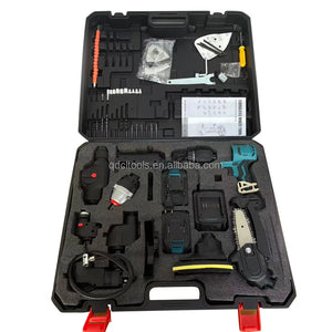 18-Piece Rechargeable Lithium Brushless Drill Power Tools Set Automotive Electrical Cordless Multi Tool Combo Home Hard Case OEM