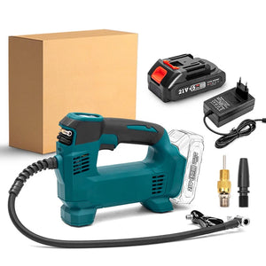 Power Tools Car Tire 21v Li-ion Battery Inflator Basketball Soccer Inflatable Portable Cordless Digital Display Machine