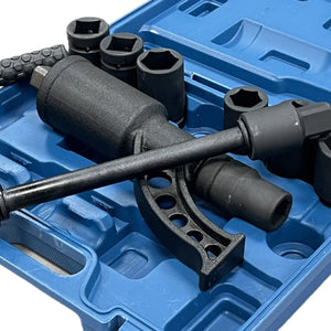 Heavy-Duty Impact Socket Wrench Set Ratchet Labor-Saving High Torque Hand Tool Set Impact Torque Wrenches Automotive Tool Set