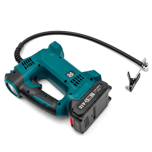 Power Tools Car Tire 21v Li-ion Battery Inflator Basketball Soccer Inflatable Portable Cordless Digital Display Machine