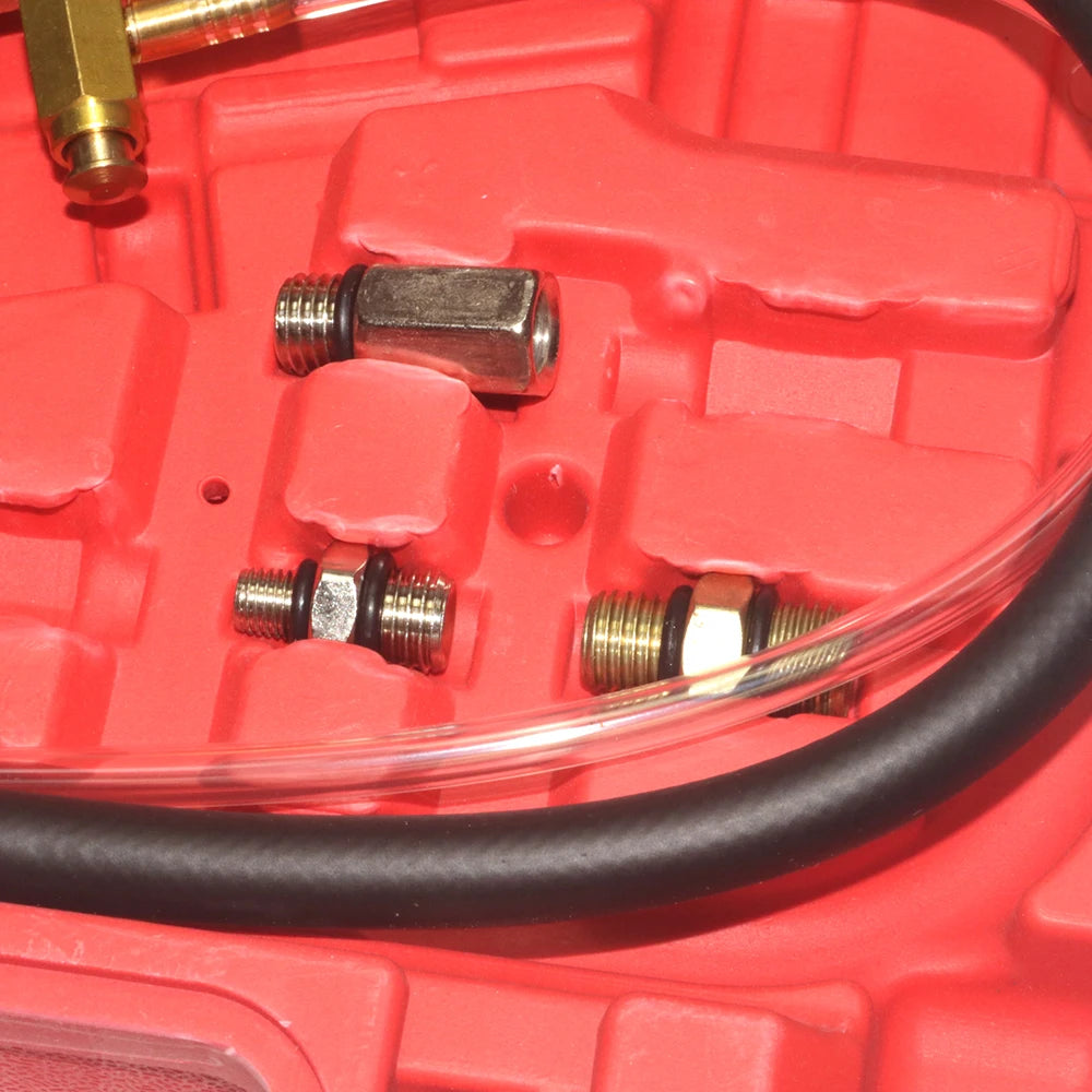TU-114 Fuel Injection Pump Pressure Gauge Tester Kit Automotive Diesel Fuel Injector Pressure Tester