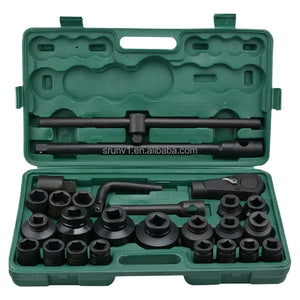 Factory Sell Heavy Duty 26Pcs Socket Wrench Set Socket Head Automotive Repair Wrench 26pcs Tire Repair Tool Set