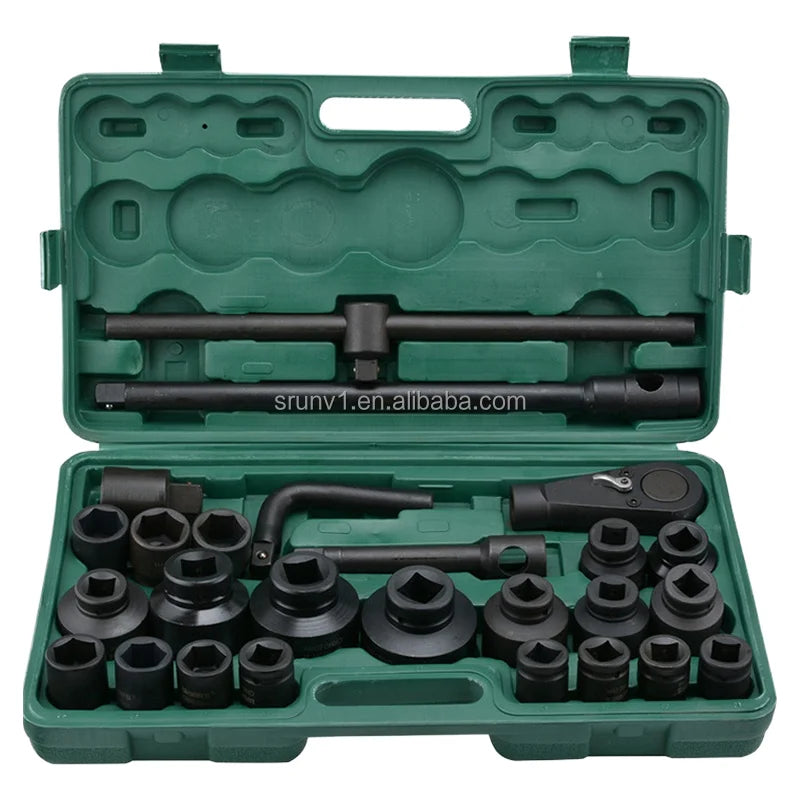 Factory Sell Heavy Duty 26Pcs Socket Wrench Set Socket Head Automotive Repair Wrench 26pcs Tire Repair Tool Set