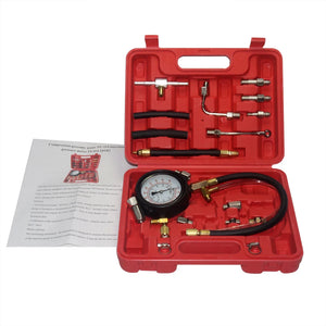 TU-114 Fuel Injection Pump Pressure Gauge Tester Kit Automotive Diesel Fuel Injector Pressure Tester
