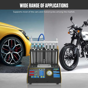 Autool CT200 Automotive Fuel Injection Systems Cleaning Tools Car Fuel Injector Cleaner and Tester 110V /220V