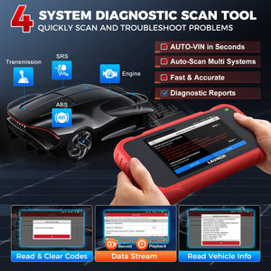 LAUNCH 2026 New CRP123E V3.0 OBD2 Automotive Scanner with 7 Resets Oil/Throttle/SAS/BMS/EPB/DPF/ABS Bleeding