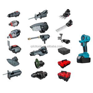 18-Piece Rechargeable Lithium Brushless Drill Power Tools Set Automotive Electrical Cordless Multi Tool Combo Home Hard Case OEM