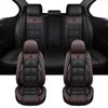 Xiangta Car Seat Covers Full Set Breathable Leather Automotive Front and Rear Seat Covers Protectors Fit for Most Vehicles, SUVs