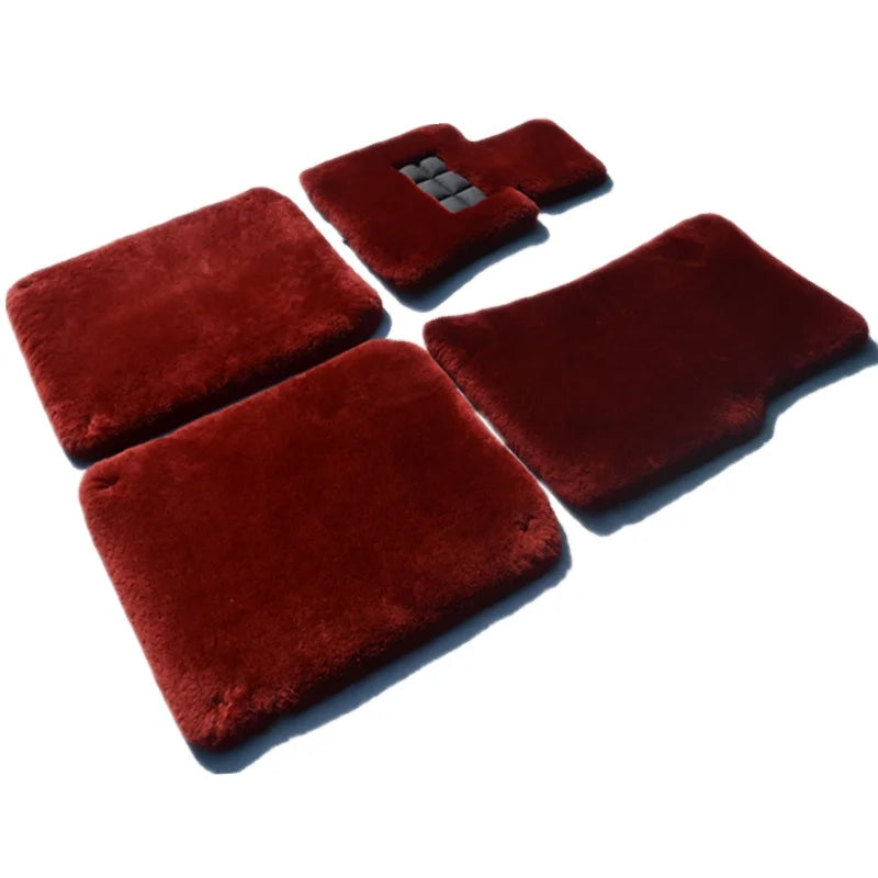 Luxurious Custom Pure Wool Car Carpet Mat Premium Automotive Floor Accessory for Rolls Royce Phantom Shadows Gullinan
