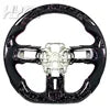 Automotive Interior Accessories Forged Carbon Fiber Genuine Leather Sports Steering Wheel Suitable for Ford Mustang GT 2015-2023