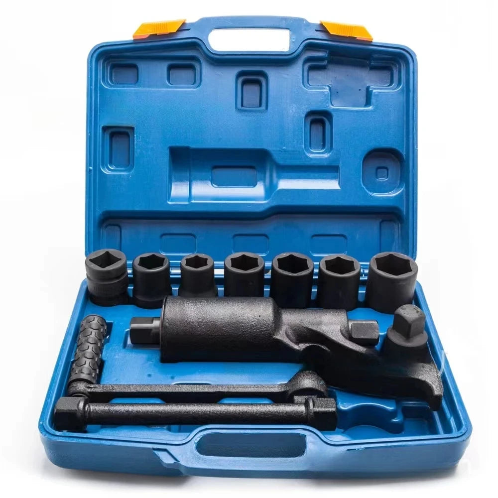 Heavy-Duty Impact Socket Wrench Set Ratchet Labor-Saving High Torque Hand Tool Set Impact Torque Wrenches Automotive Tool Set