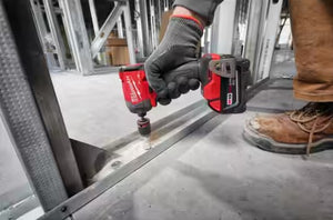 MILWAUKEE M18 Lithium Ion Cordless Hammer Drill & Impact Driver Combo Kit - 18V + 2 Batteries + Charger + Tool Case