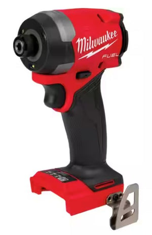 MILWAUKEE M18 Lithium Ion Cordless Hammer Drill & Impact Driver Combo Kit - 18V + 2 Batteries + Charger + Tool Case
