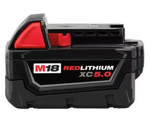MILWAUKEE M18 Lithium Ion Cordless Hammer Drill & Impact Driver Combo Kit - 18V + 2 Batteries + Charger + Tool Case