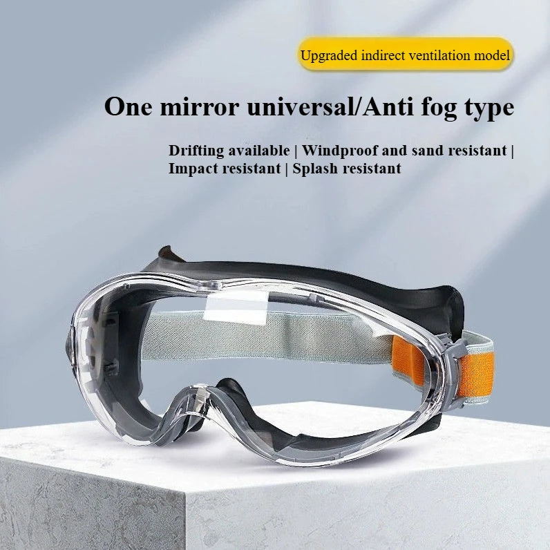 Protective Glasses, Goggles, Anti Fog Design, Waterproof Riding, Anti Wind and Dust Glasses, Cutting, Welding, Anti Splashing