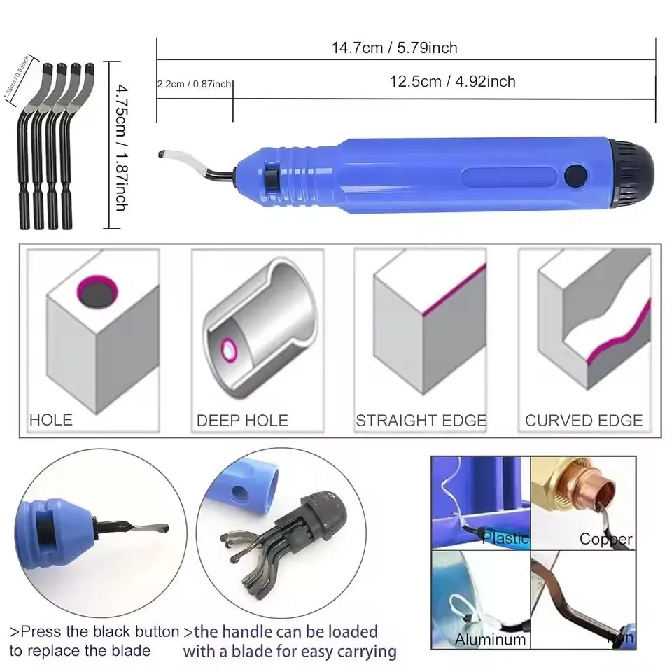 3D Printer Tool Kit for FDM/SLA – Nozzle Cleaner, Scraper, Tweezers, File & Engraving Tools for Maintenance