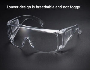 Protective Shutter Goggles Transparent Anti-wind Sand Anti-shock Labor Insurance Protective Glasses PC Material Transparent