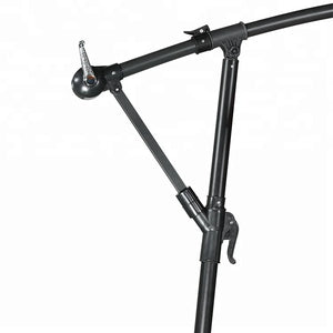 Outdoor Patio Umbrella Park Outdoor Iron Frame Leisure Large Umbrella