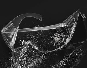 Protective Shutter Goggles Transparent Anti-wind Sand Anti-shock Labor Insurance Protective Glasses PC Material Transparent