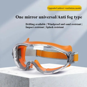 Protective Glasses, Goggles, Anti Fog Design, Waterproof Riding, Anti Wind and Dust Glasses, Cutting, Welding, Anti Splashing